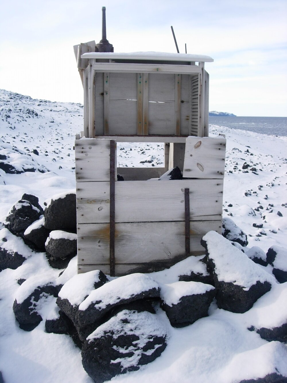 Stevenson screen at Cape Royds
