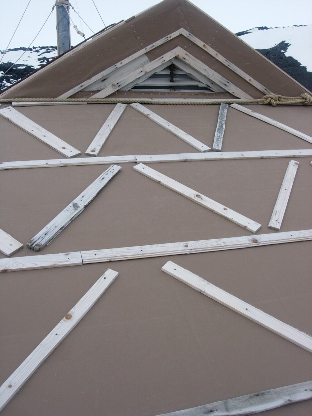 Roof detail, Shackleton's 'Nimrod' hut
