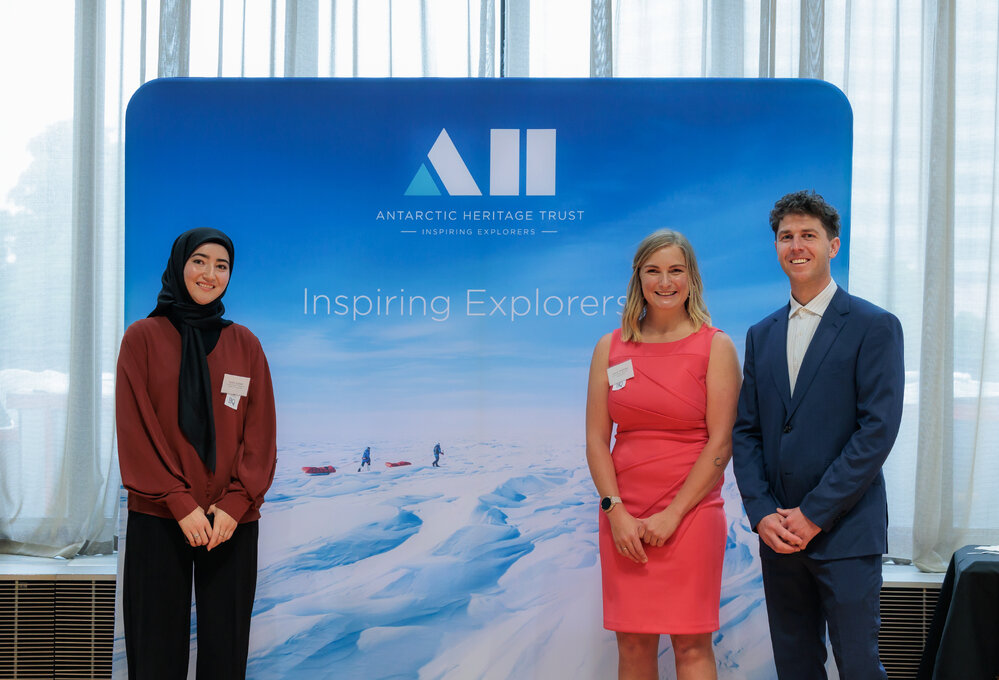 Inspiring Explorers alums Sadra Sultani, Laura Andrews and Mike Dawson