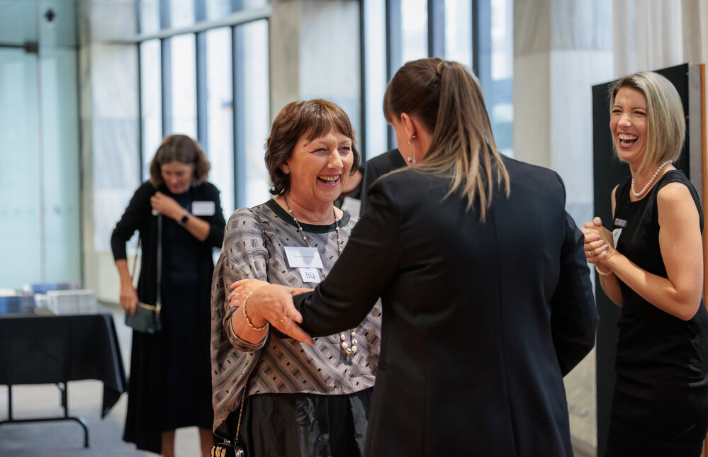 Susan Hayman, Francesca Eathorne and Patricia Mackenzie