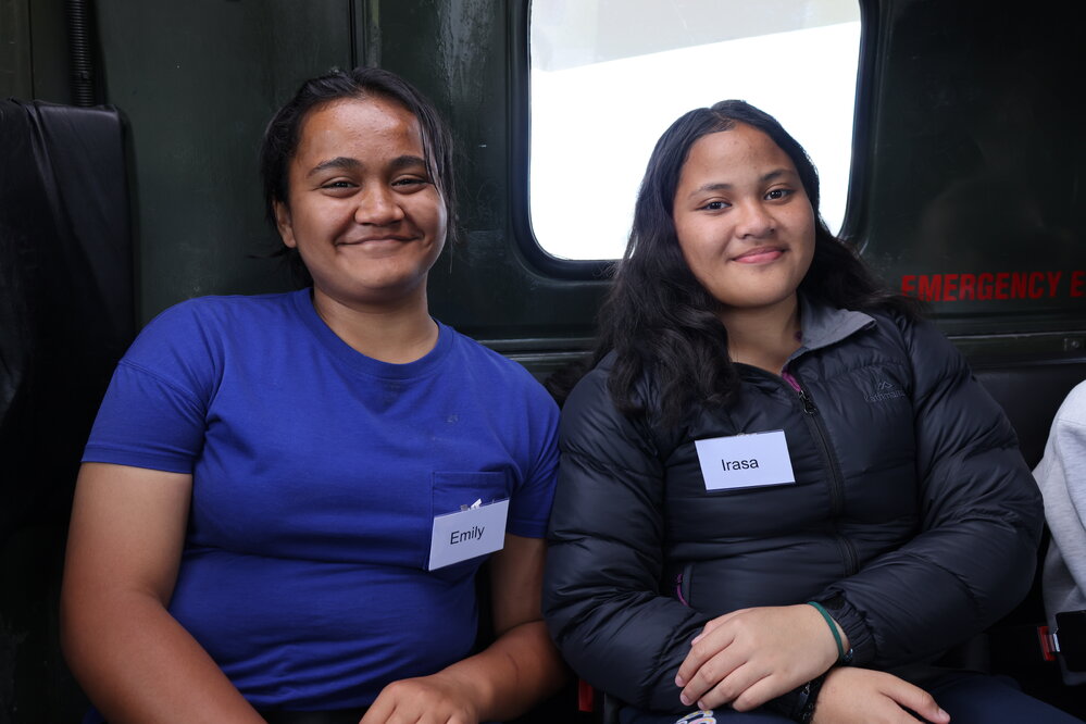 Young Inspiring Explorers Emily and Irasa 