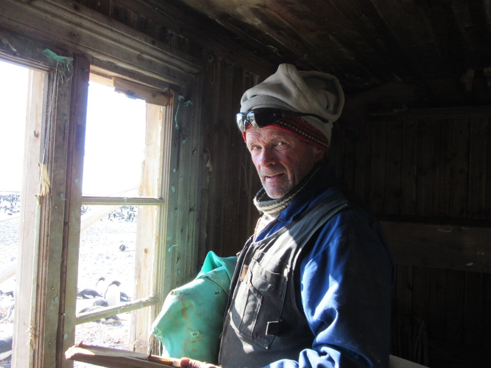 2015-16 Torbj&Atilde;&cedil;ern Prytz in Borchgrevink's hut