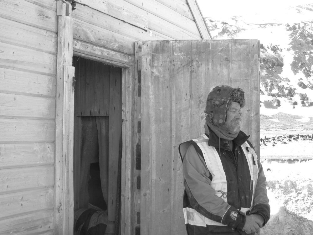 2015-16 Al Fastier at Borchgrevink's hut