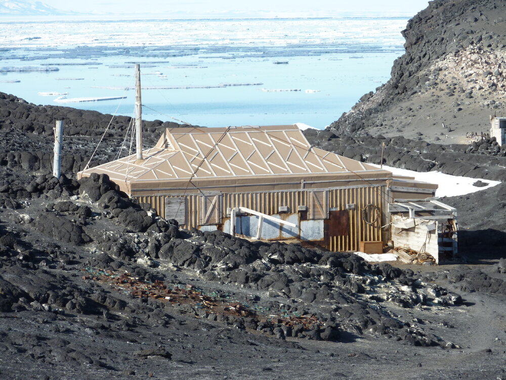 2010-11 Final inspection, Shackleton's 'Nimrod' hut, Cape Royds