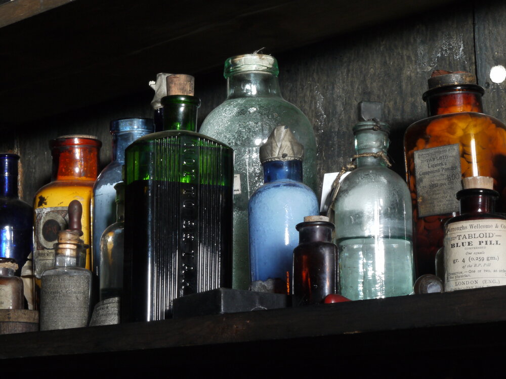 2010-11 Medical supplies inside Wilson and Evans' corner, Cape Evans (003)