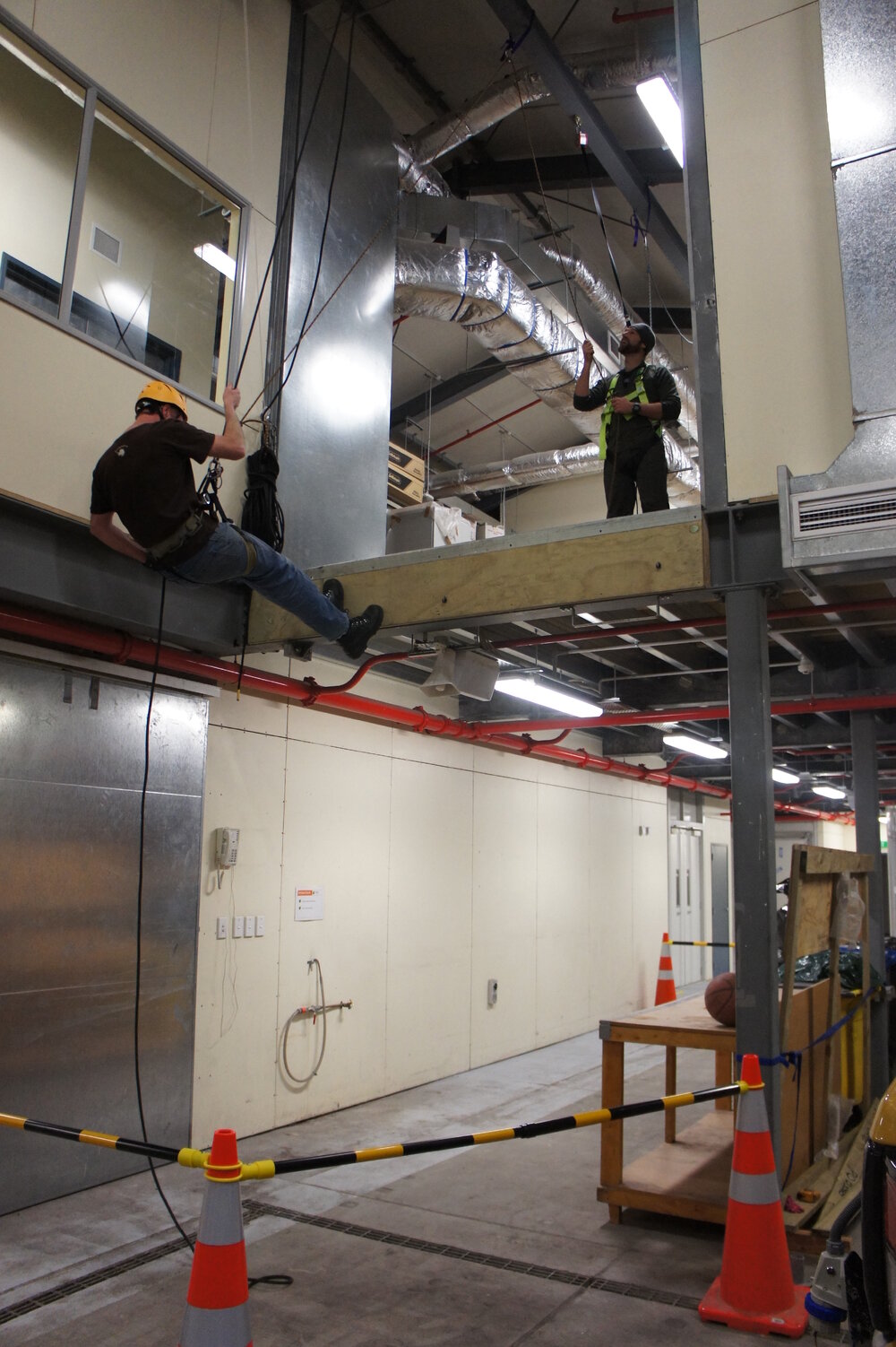 2012 Abseiling training at Hillary Field Centre, Scott Base (002)