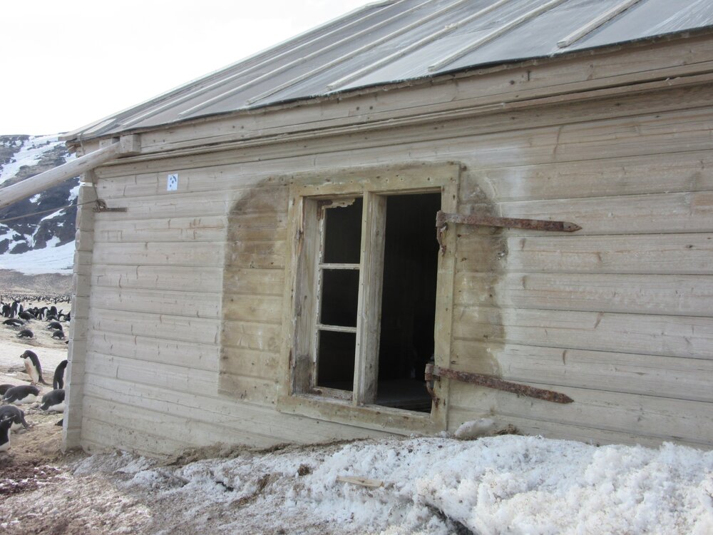 2015-16 West aspect, Borchgrevink's hut (001)