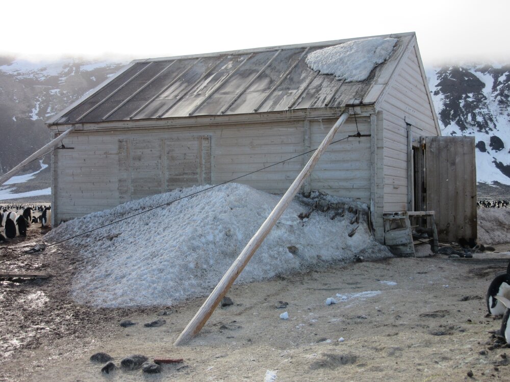 2015-16 inspection, Borchgrevink's hut, exterior (001)