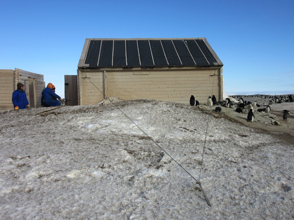 2015-16 inspection, Borchgrevink's hut, exterior (009)