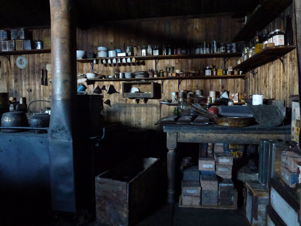 Galley and stove, Scott's 'Terra Nova' hut (001)