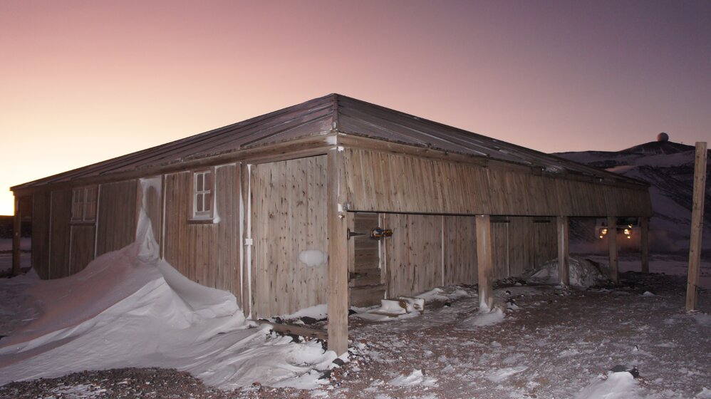 Scott's 'Discovery' hut, southwest elevation