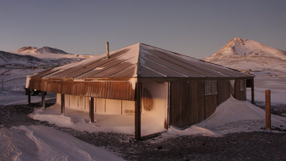 Scott's 'Discovery' hut, northwest elevation