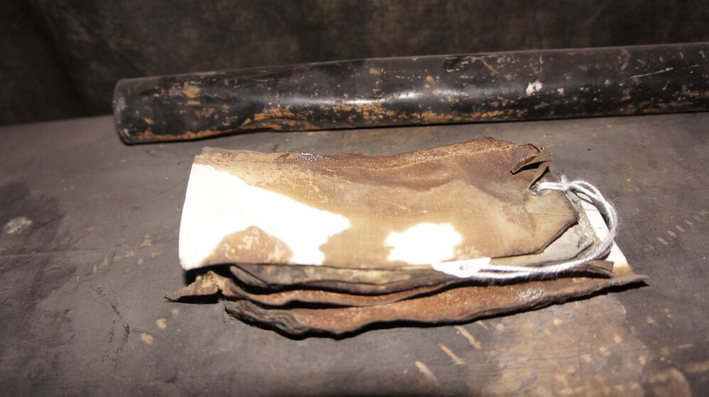 Paper tags, Scott's 'Discovery' hut