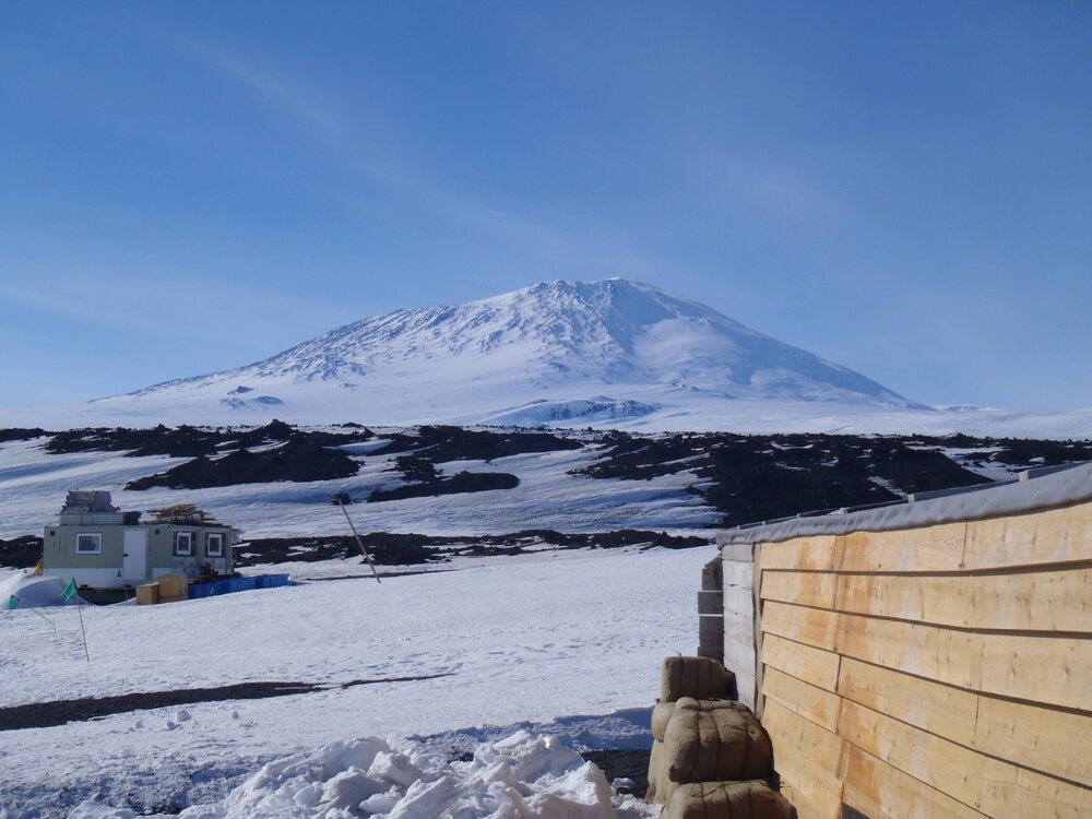 2010-11 Mount Erebus seen from Cape Evans