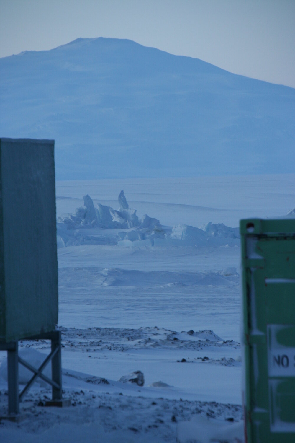 2010-11 Mount Erebus as seen from Scott Base