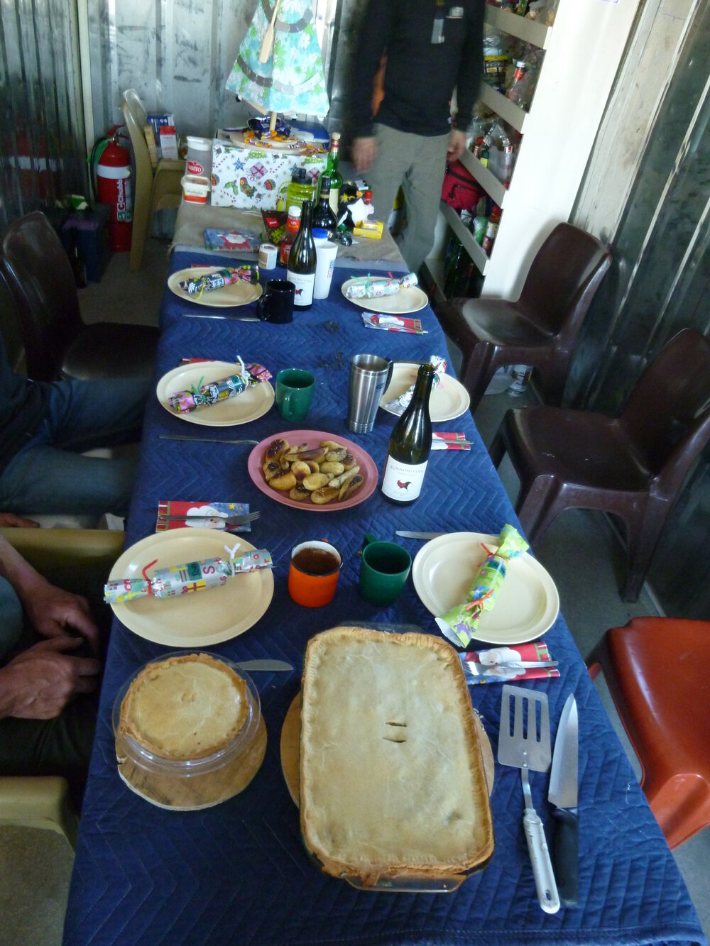 2010-11 Table set for a Christmas meal