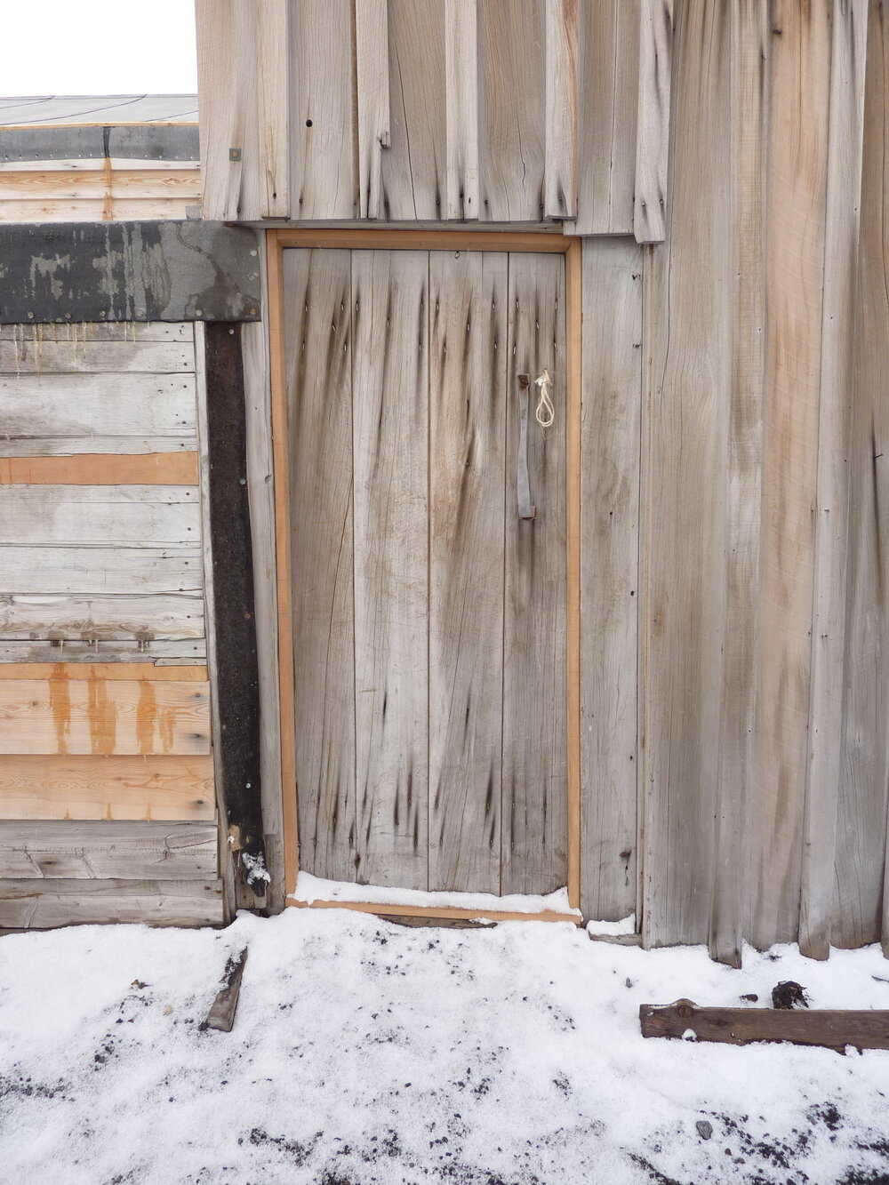 2010-11 Annexe door on the West wall of Scott's 'Terra Nova' hut, Cape Evans