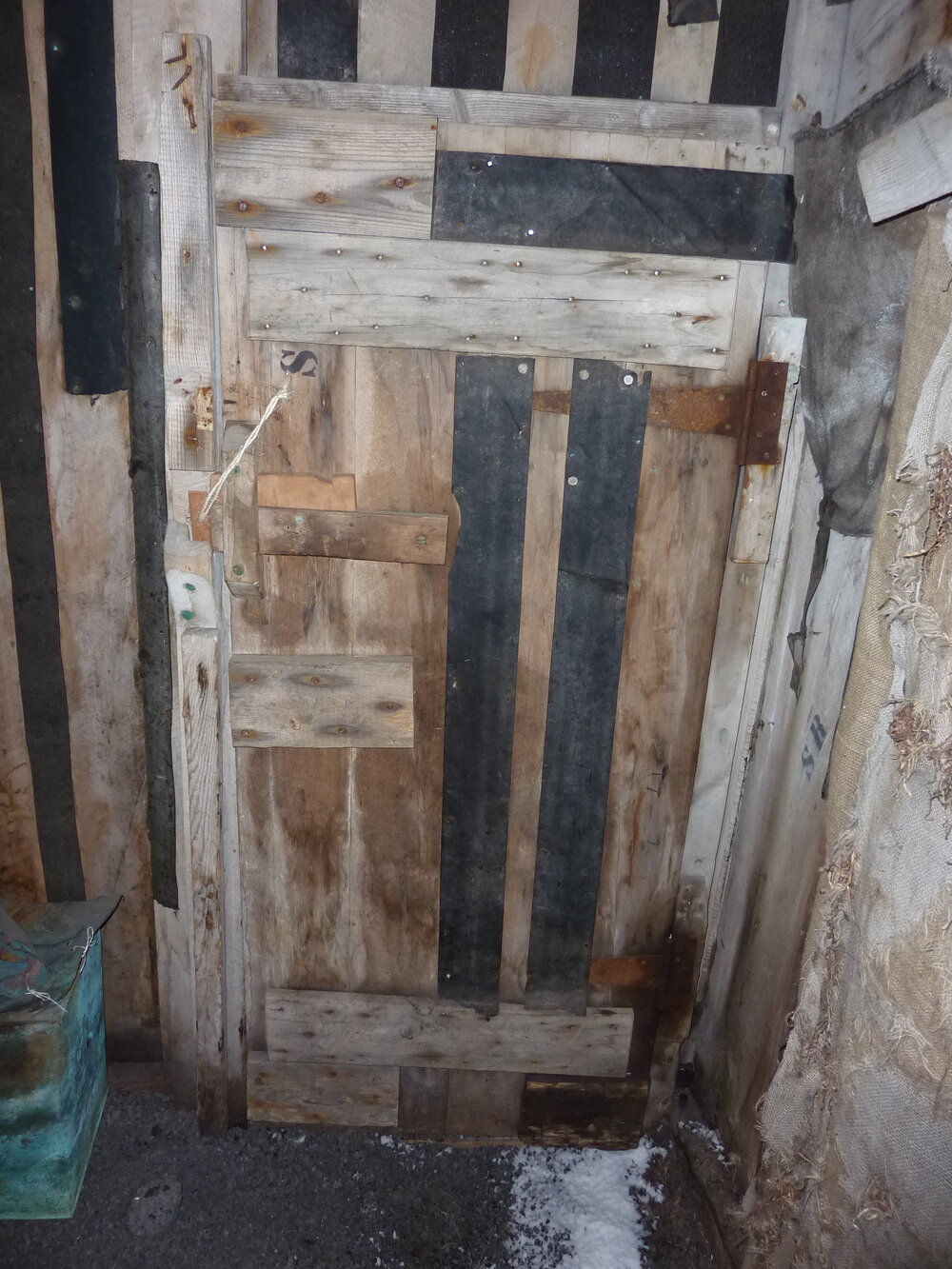 2010-11 Annexe door on the West wall of Scott's 'Terra Nova' hut, Cape Evans