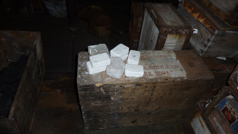2010-11 Soap in the Galley inside Scott's 'Terra Nova' hut
