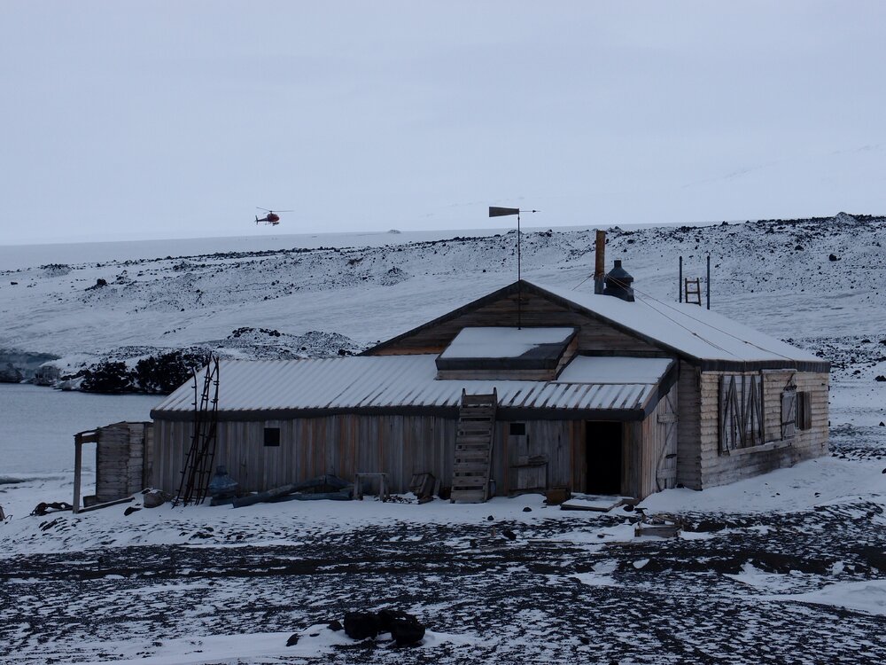 2014 West and South elevations, Scott's 'Terra Nova' hut, Cape Evans