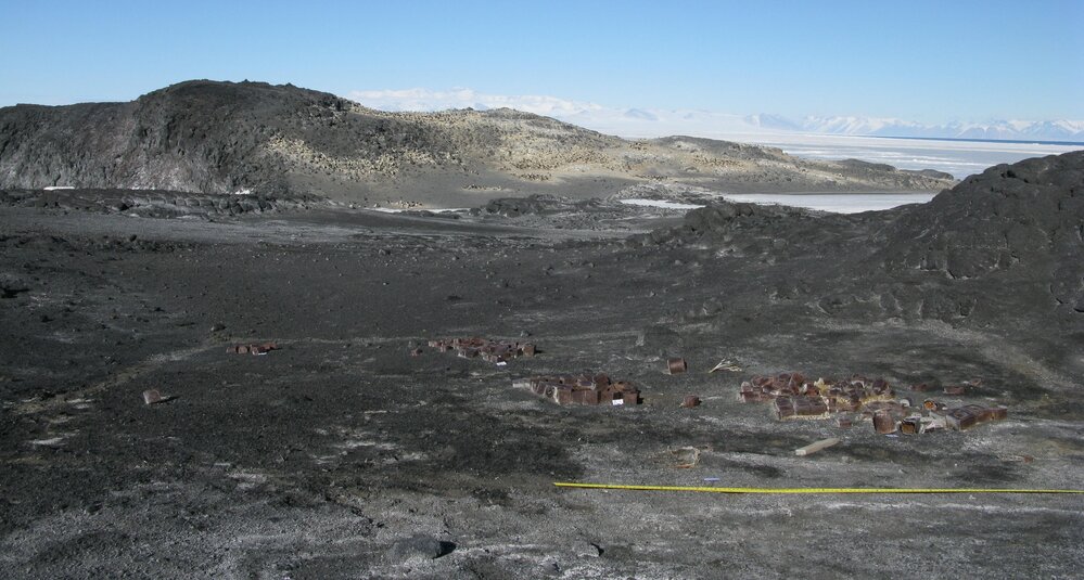 2010-11 Depot 2 before excavation, Cape Royds 