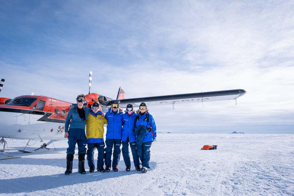 Inspiring Explorers Expedition&trade; team at Union Glacier