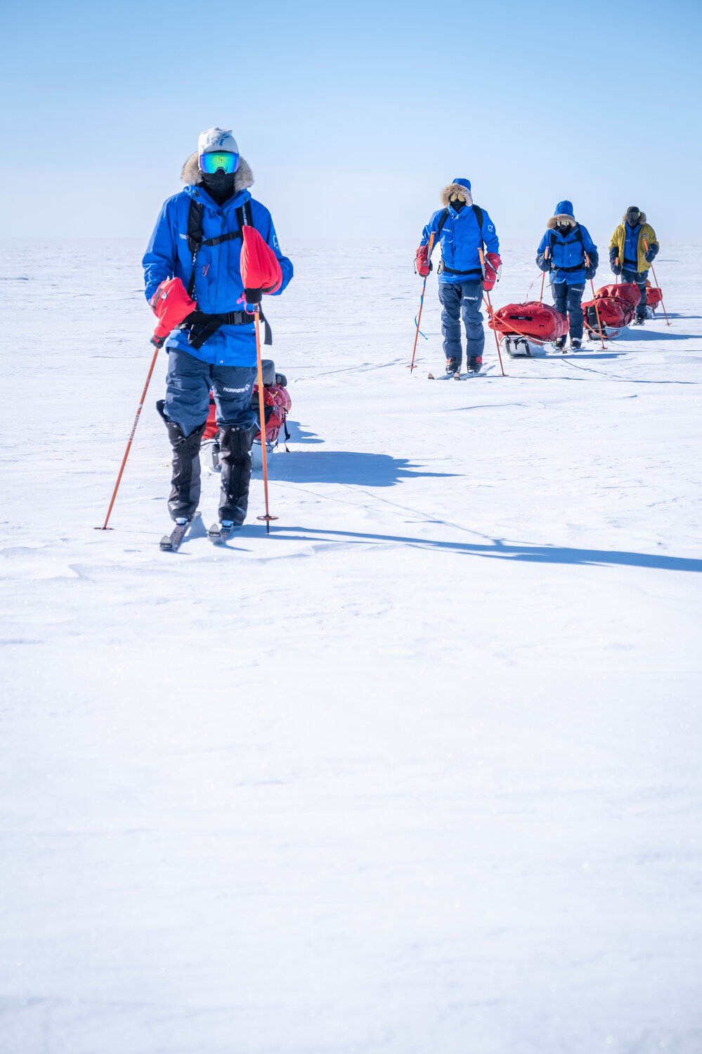 Inspiring Explorers Expedition&trade; team on the South Pole Expedition