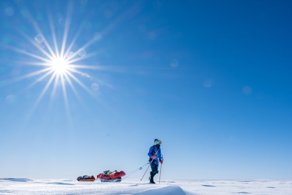Mike Dawson on the South Pole Expedition