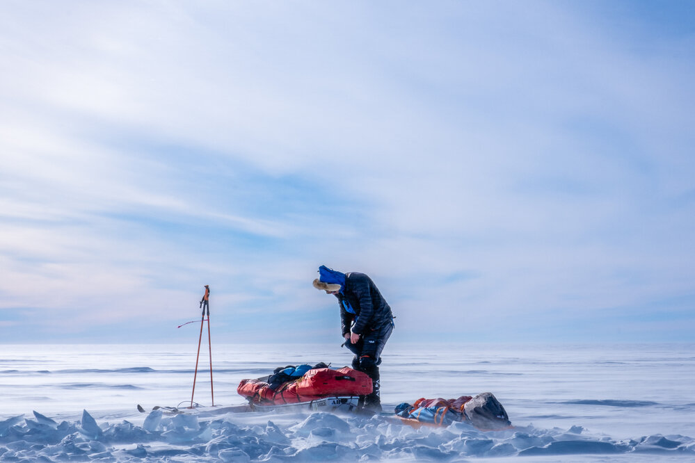 Mike Dawson on the South Pole Expedition