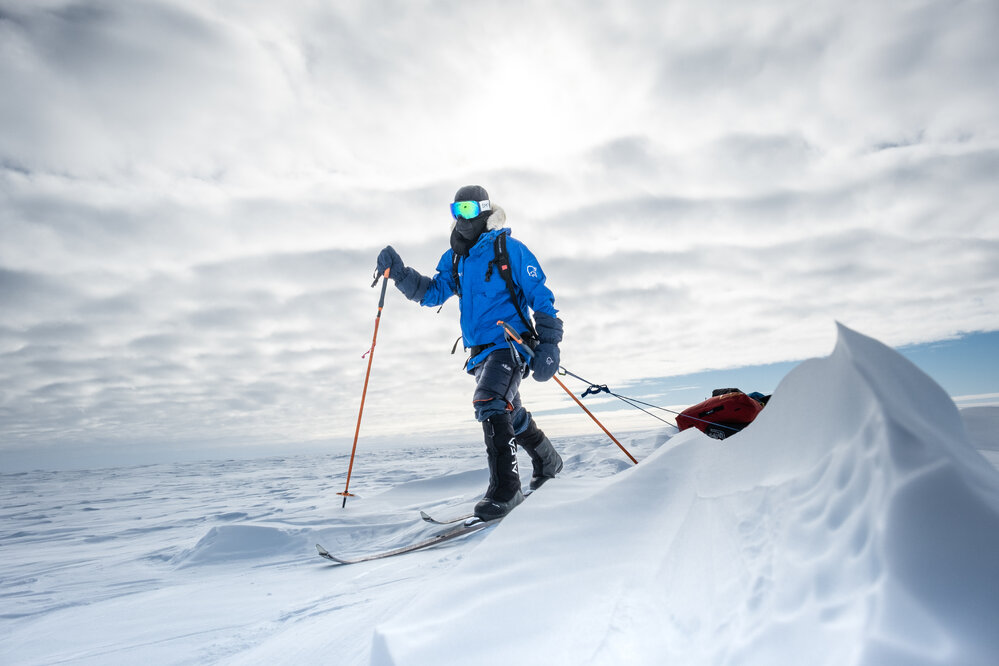 Mike Dawson on the South Pole Expedition
