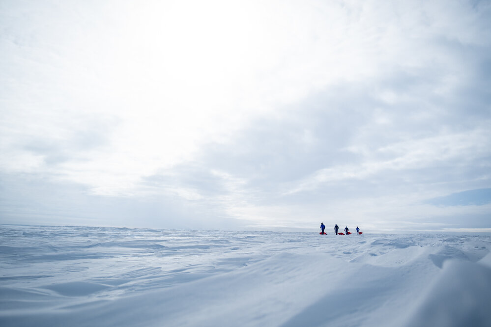Inspiring Explorers Expedition&trade; team on the South Pole Expedition