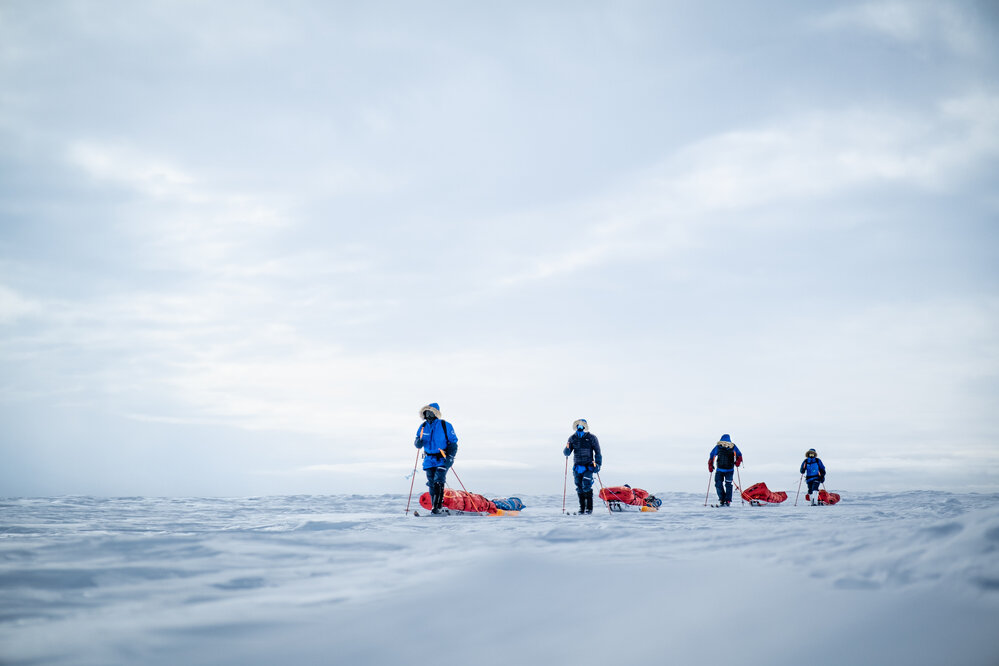 Inspiring Explorers Expedition&trade; team on the South Pole Expedition
