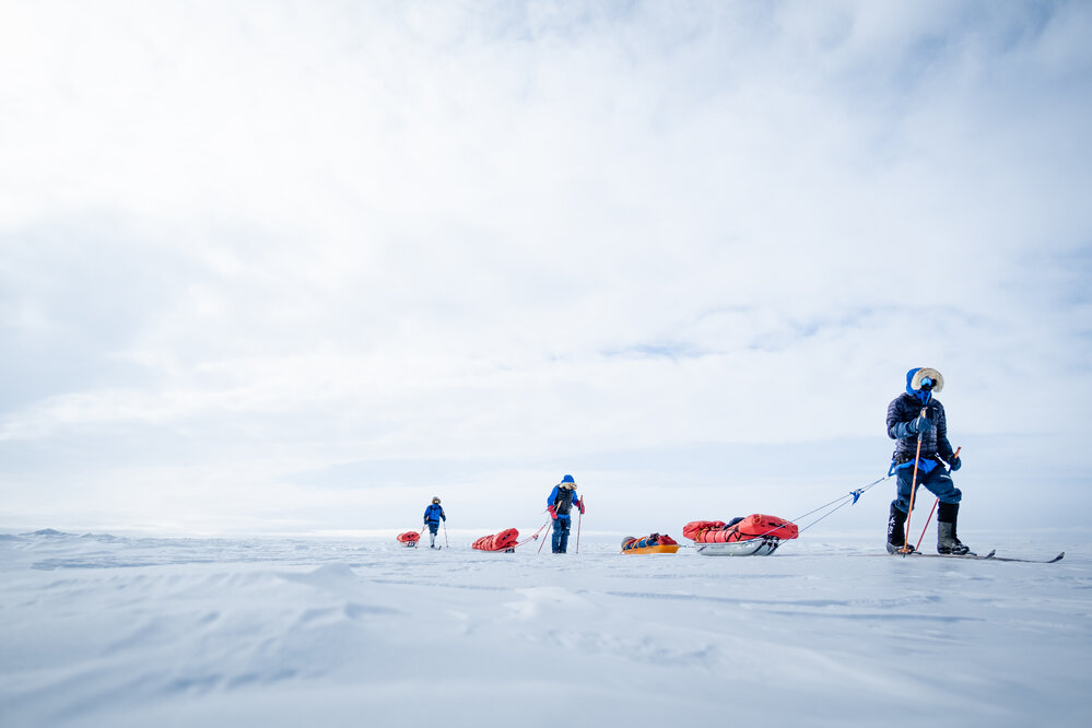 Inspiring Explorers Expedition&trade; team on the South Pole Expedition