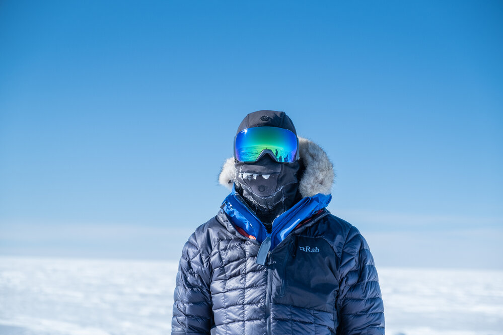 Mike Dawson on the South Pole Expedition