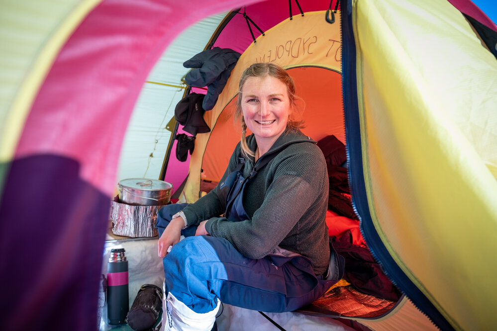 Laura Andrews on the South Pole Expedition