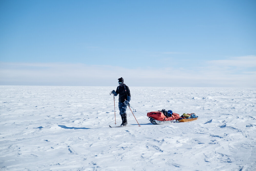 Mike Dawson on the South Pole Expedition