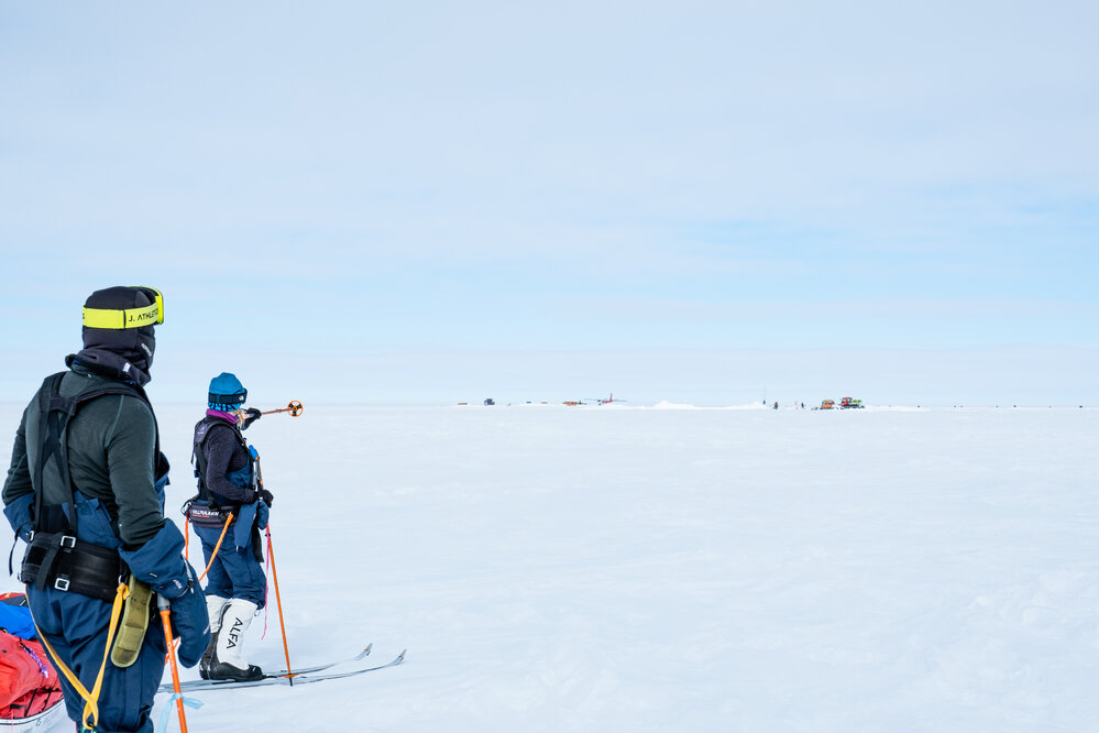 Bengt Rotmo and Laura Andrews spot Thiel Corner
