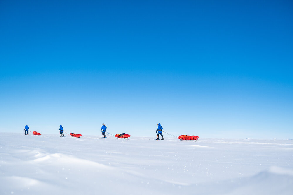 Inspiring Explorers Expedition&trade; team on the South Pole Expedition