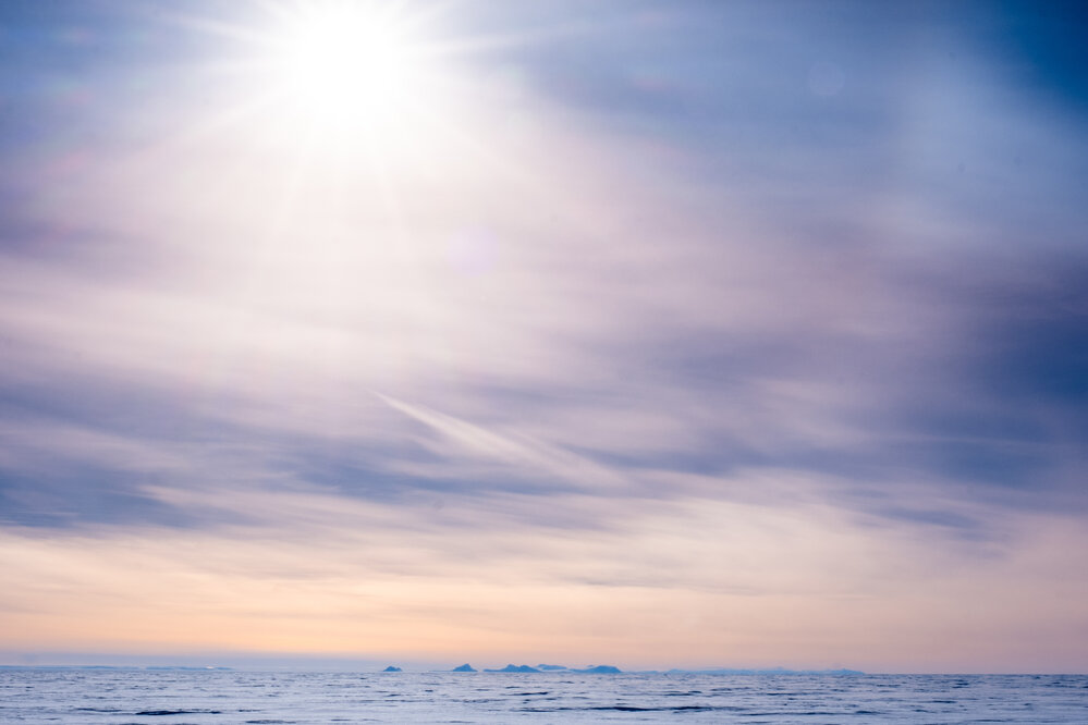 Landscape during the South Pole Expedition