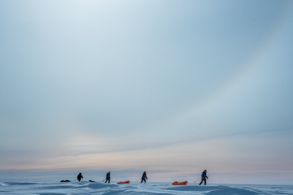 Inspiring Explorers Expedition&trade; team on the South Pole Expedition