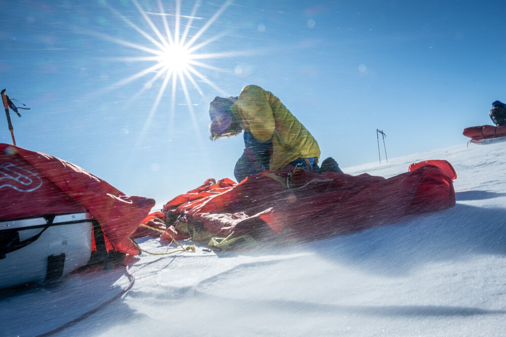 Bengt Rotmo on the South Pole Expedition