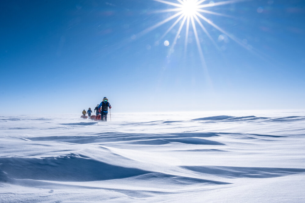 Inspiring Explorers Expedition&trade; team on the South Pole Expedition