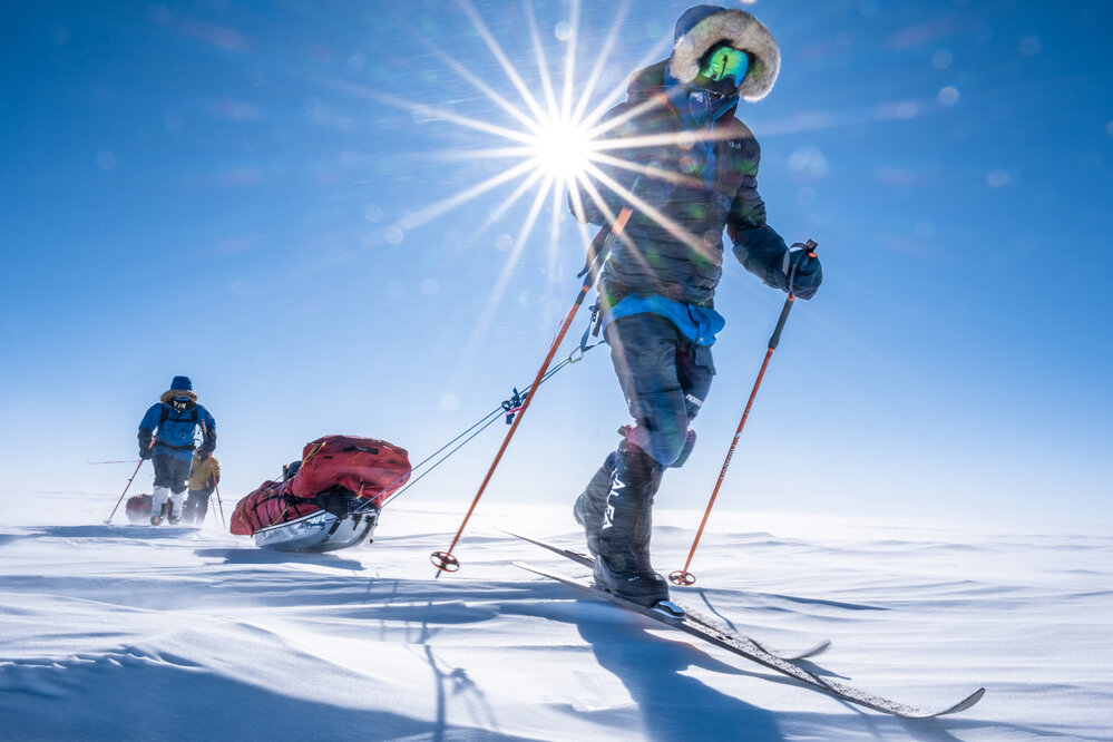 Inspiring Explorers Expedition&trade; team on the South Pole Expedition