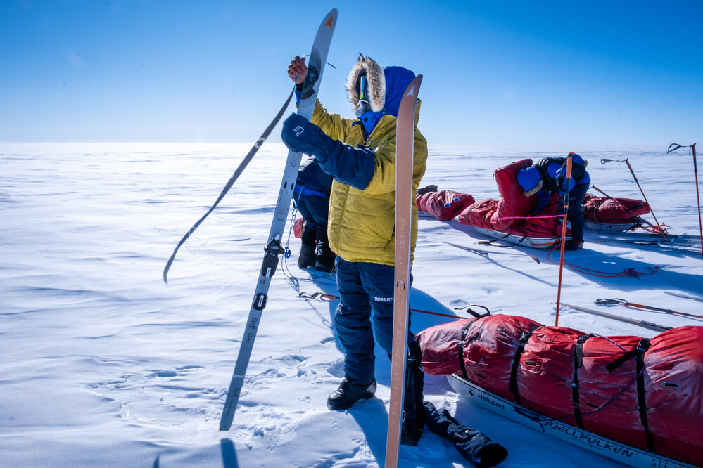 Bengt Rotmo on the South Pole Expedition