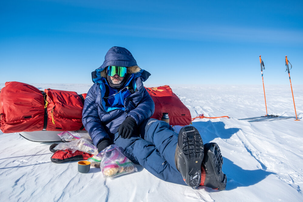 Nigel Watson on the South Pole Expedition