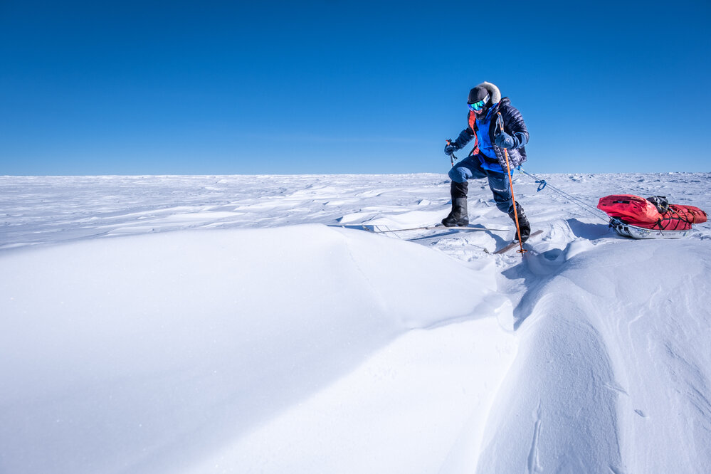 Mike Dawson on the South Pole Expedition