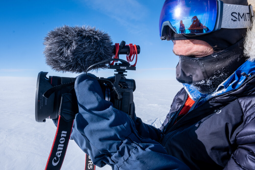 Mike Dawson on the South Pole Expedition