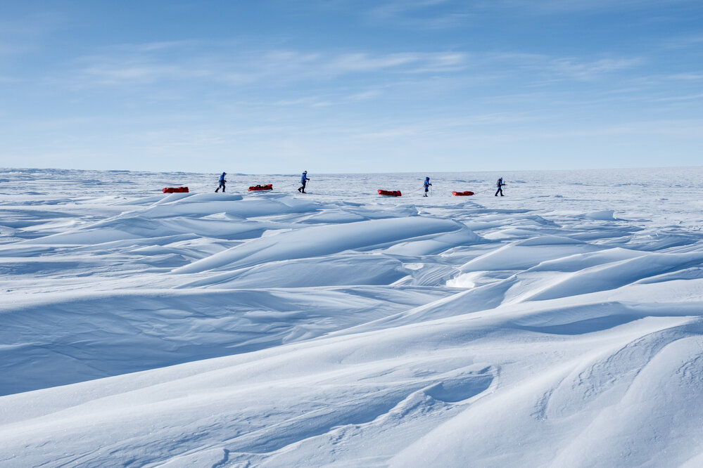 Inspiring Explorers Expedition&trade; team on the South Pole Expedition
