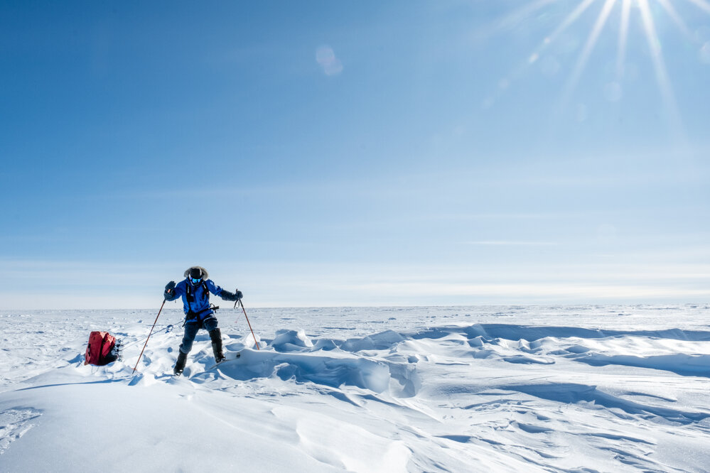 Mike Dawson on the South Pole Expedition