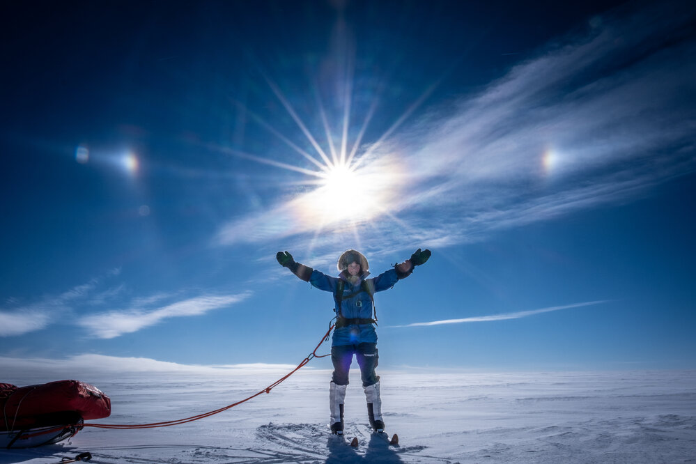 Laura Andrews on the South Pole Expedition